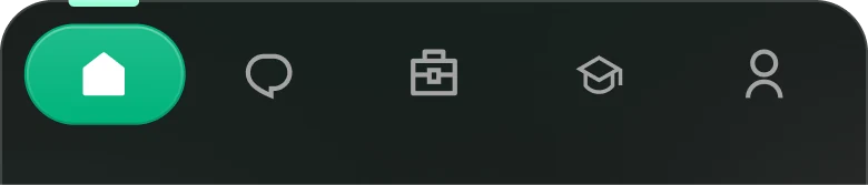Bottom menu component