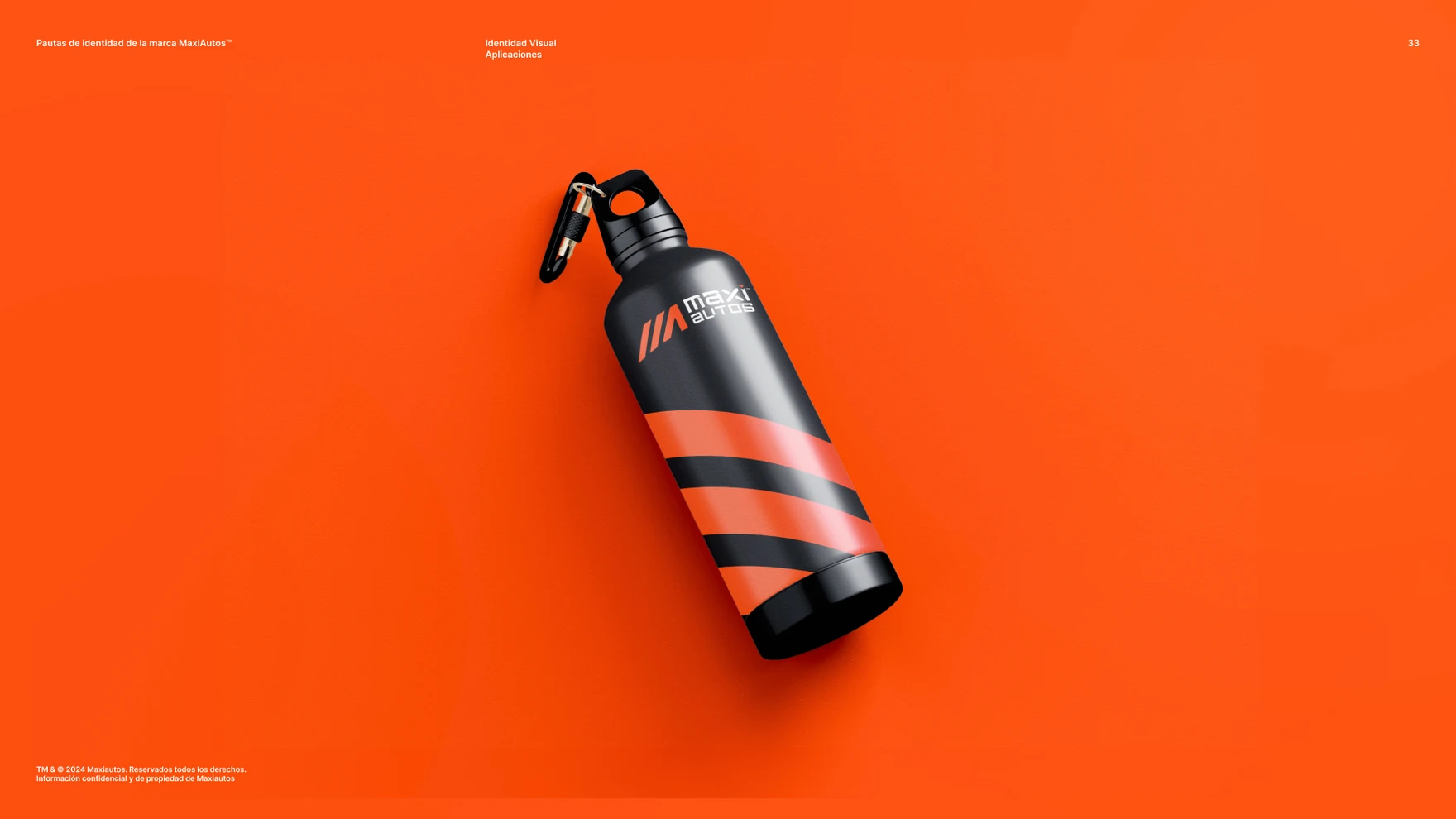 Black and orange bottle on orange