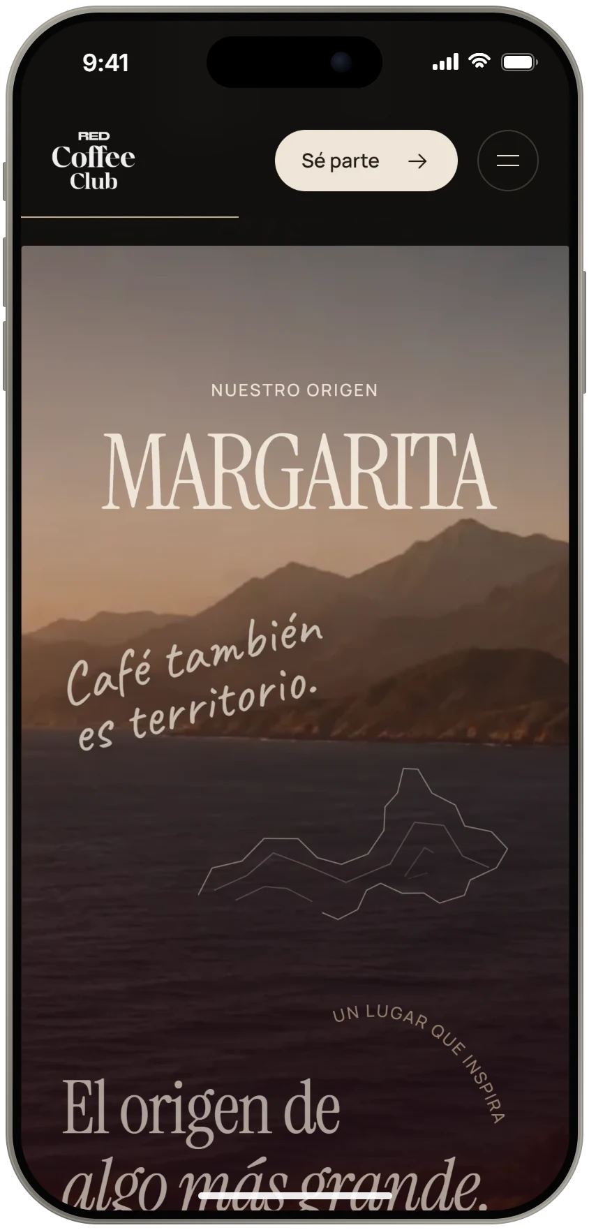 Mobile: Margarita, coffee is also territory
